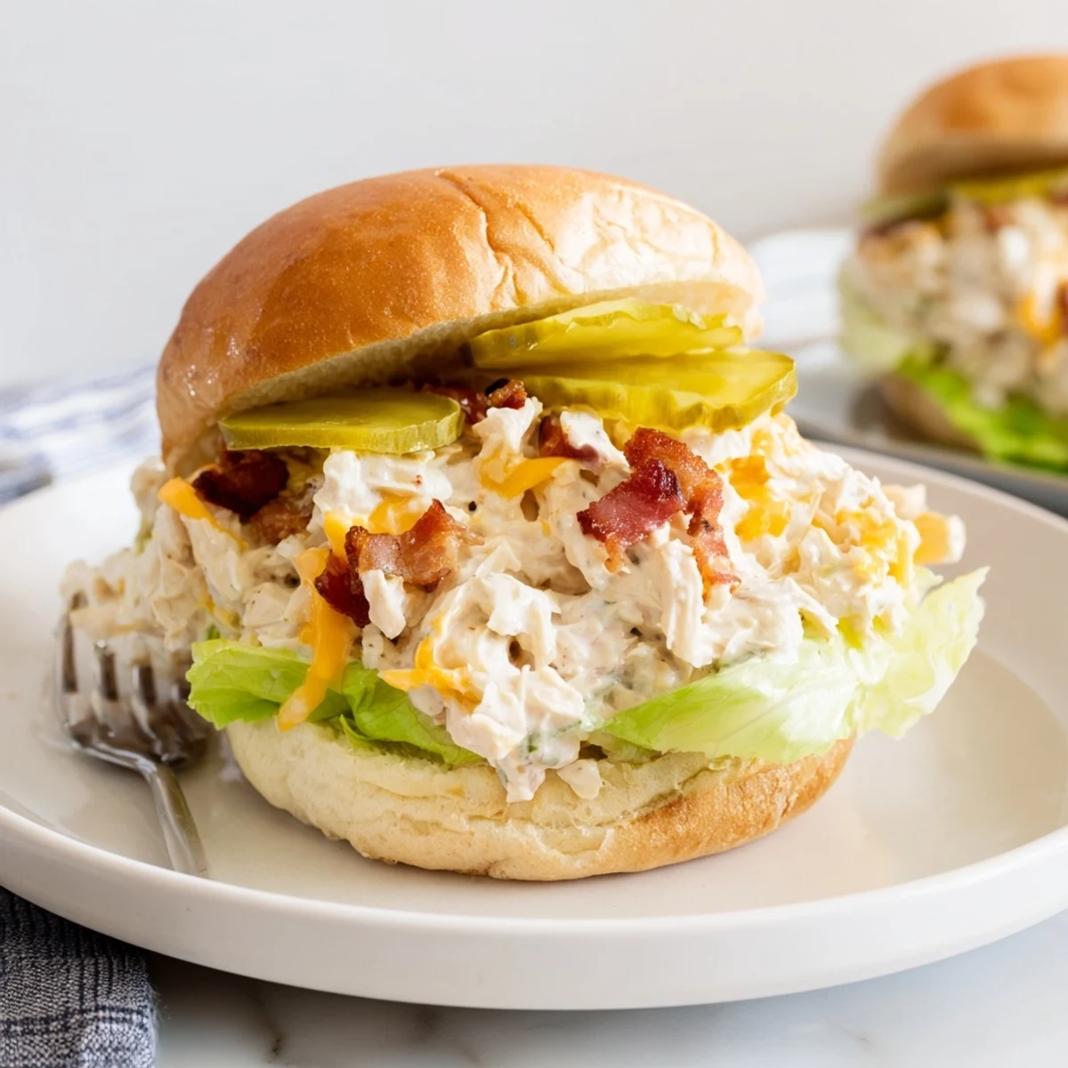Warm Crack Chicken Sandwiches oozing creamy ranch filling, ideal for casual lunch