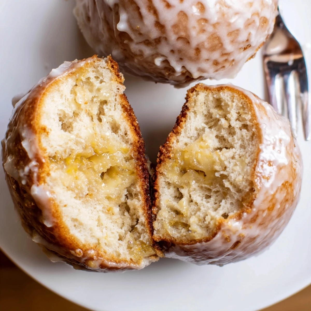 Glazed Banana Donuts on a wire rack, perfect for cozy breakfast
