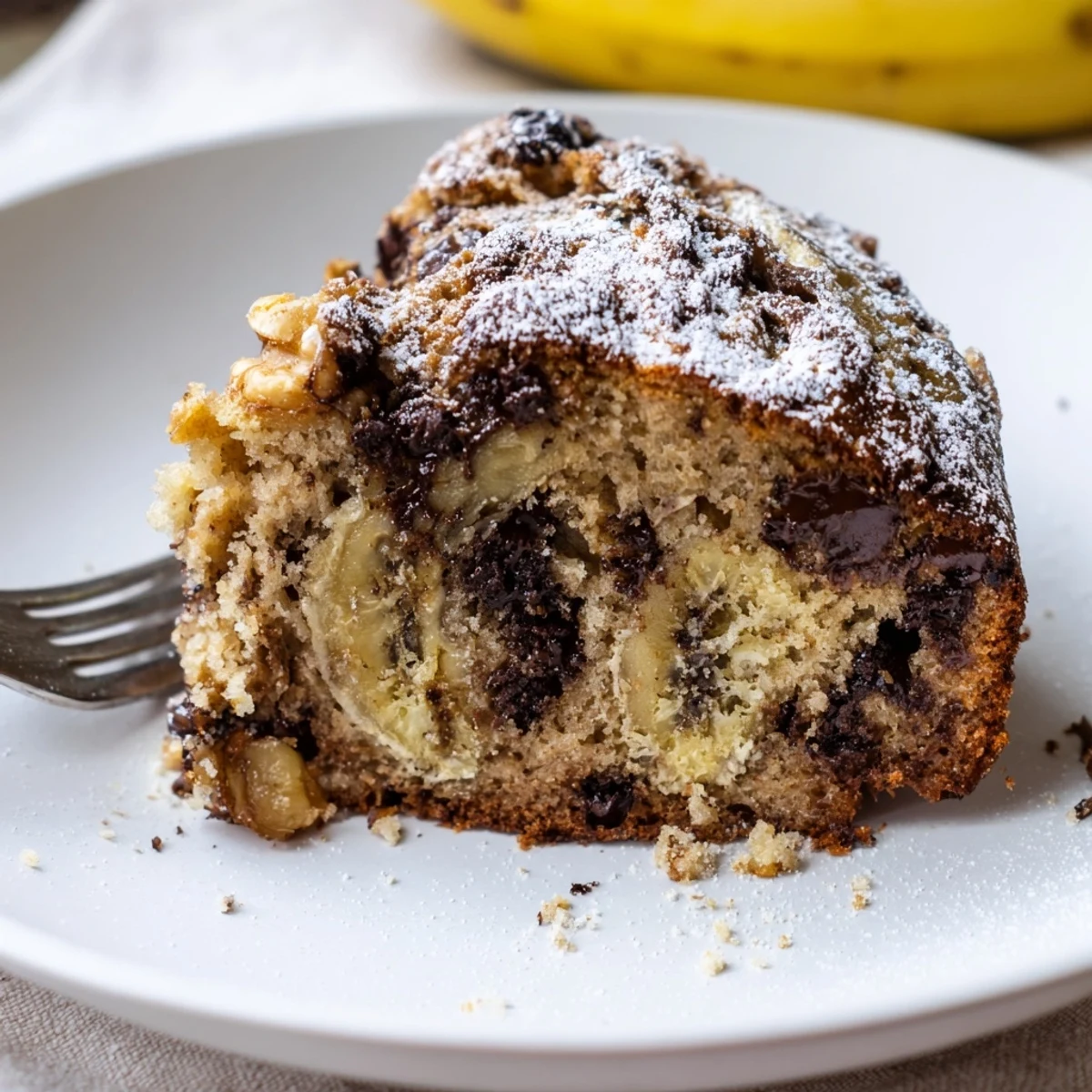 Freshly baked Banana Bread Cake Recipe cooling on rack, steaming, perfect breakfast