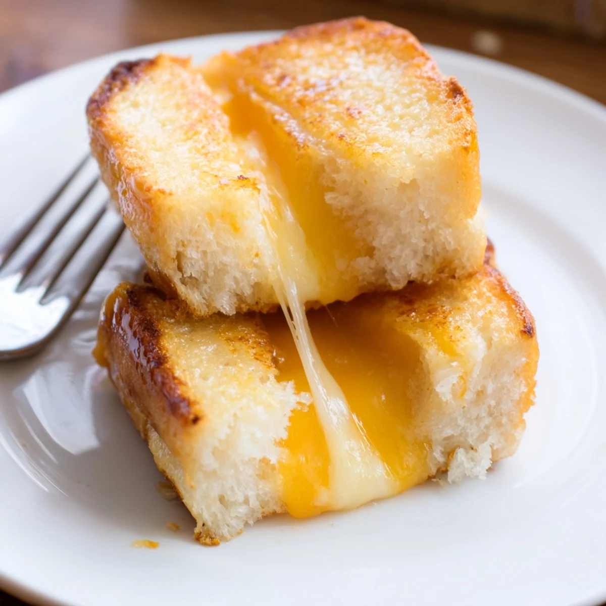 Mini Grilled Cheese Hawaiian Rolls Recipe with golden tops, melted cheddar oozing