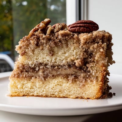 Cinnamon Pecan Crunch Cake